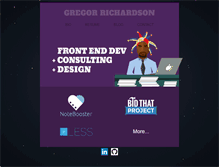 Tablet Screenshot of gregorrichardson.com